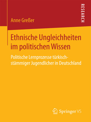 cover image of Ethnische Ungleichheiten im politischen Wissen